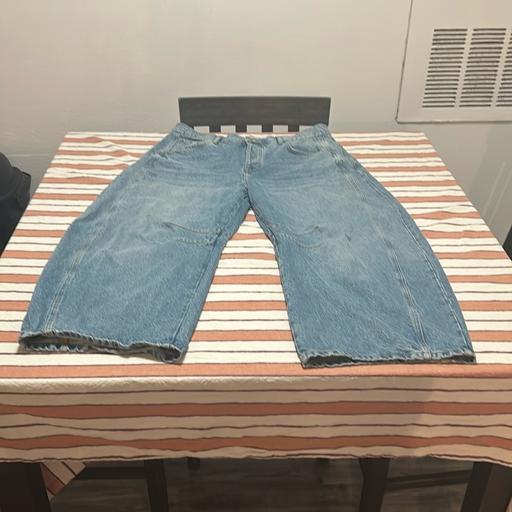 Free People Barrel Jeans